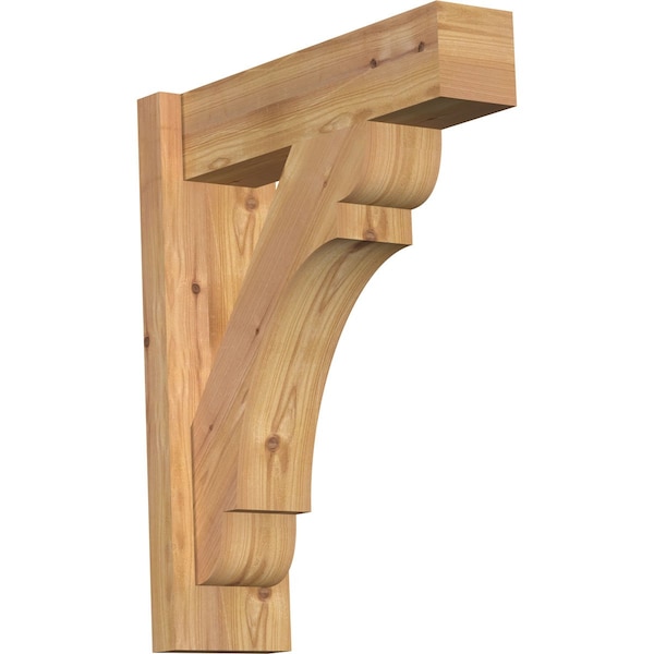 Ekena Millwork Olympic Block Smooth Outlooker, Western Red Cedar, 5 1/2"W x 18"D x 22"H OUT06X18X22OLY05SWR - main